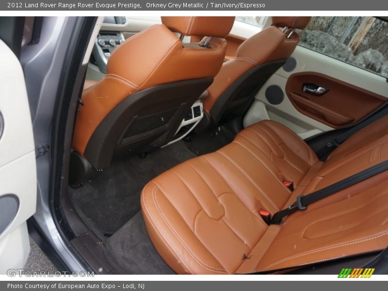 Rear Seat of 2012 Range Rover Evoque Prestige
