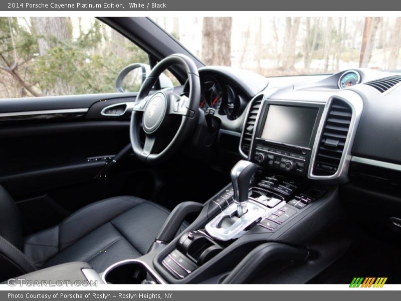 White / Black 2014 Porsche Cayenne Platinum Edition