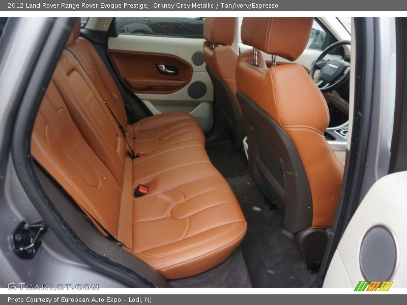 Rear Seat of 2012 Range Rover Evoque Prestige