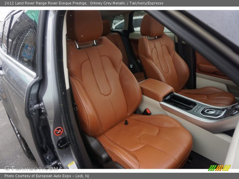 Front Seat of 2012 Range Rover Evoque Prestige