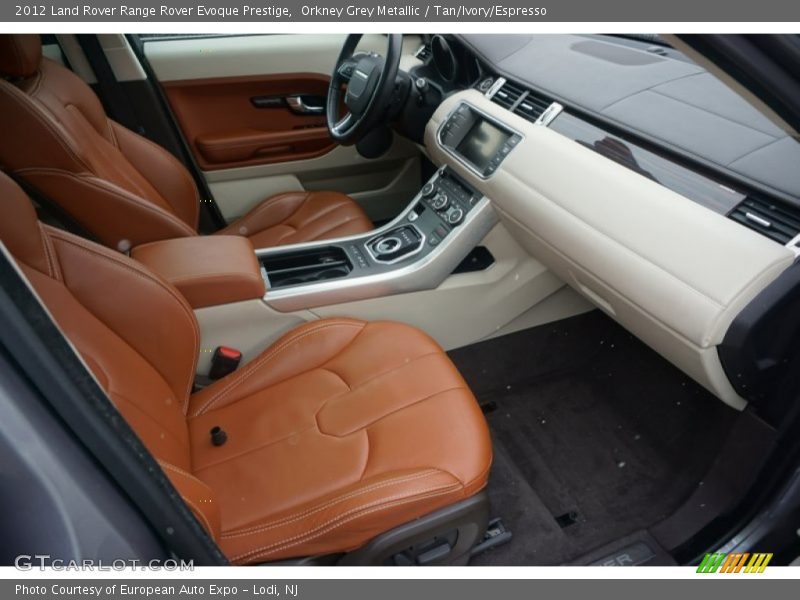 Orkney Grey Metallic / Tan/Ivory/Espresso 2012 Land Rover Range Rover Evoque Prestige