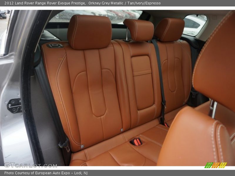 Orkney Grey Metallic / Tan/Ivory/Espresso 2012 Land Rover Range Rover Evoque Prestige