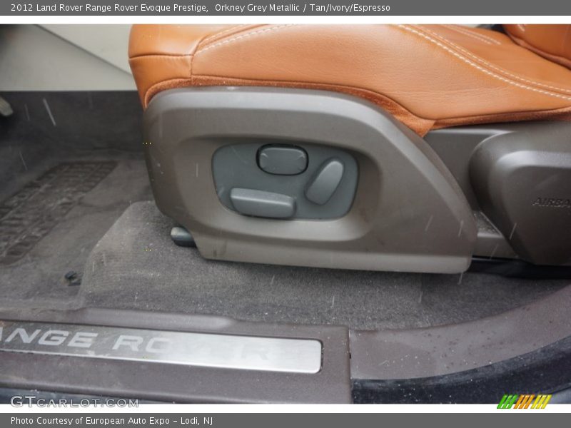 Orkney Grey Metallic / Tan/Ivory/Espresso 2012 Land Rover Range Rover Evoque Prestige