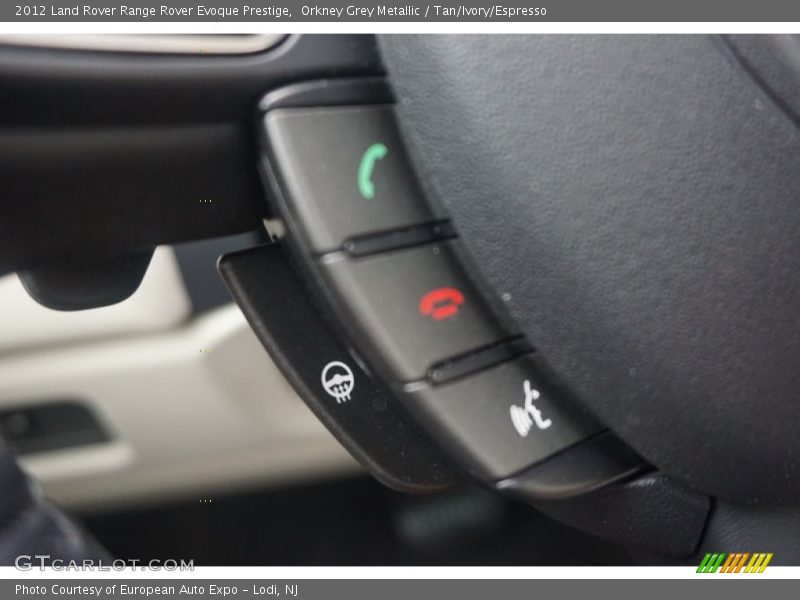 Orkney Grey Metallic / Tan/Ivory/Espresso 2012 Land Rover Range Rover Evoque Prestige