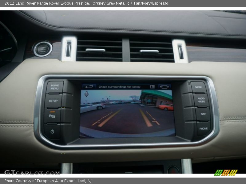 Orkney Grey Metallic / Tan/Ivory/Espresso 2012 Land Rover Range Rover Evoque Prestige