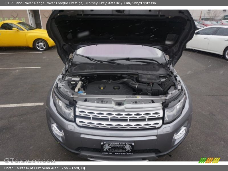 Orkney Grey Metallic / Tan/Ivory/Espresso 2012 Land Rover Range Rover Evoque Prestige