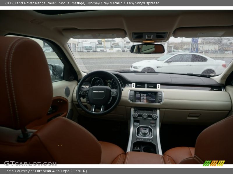 Orkney Grey Metallic / Tan/Ivory/Espresso 2012 Land Rover Range Rover Evoque Prestige