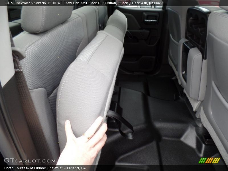Black / Dark Ash/Jet Black 2015 Chevrolet Silverado 1500 WT Crew Cab 4x4 Black Out Edition
