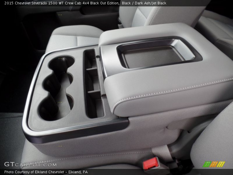 Black / Dark Ash/Jet Black 2015 Chevrolet Silverado 1500 WT Crew Cab 4x4 Black Out Edition