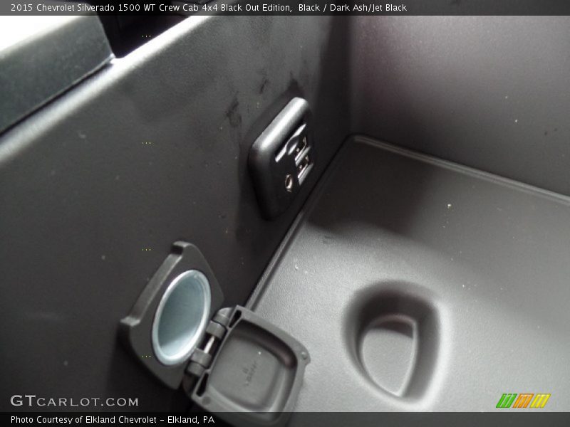 Black / Dark Ash/Jet Black 2015 Chevrolet Silverado 1500 WT Crew Cab 4x4 Black Out Edition