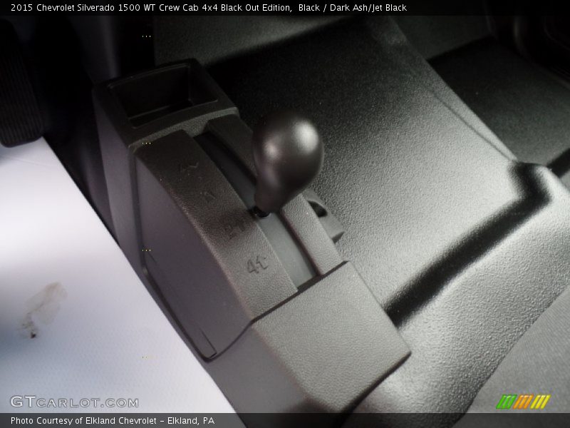 Black / Dark Ash/Jet Black 2015 Chevrolet Silverado 1500 WT Crew Cab 4x4 Black Out Edition