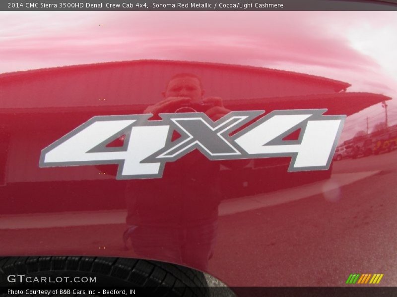 Sonoma Red Metallic / Cocoa/Light Cashmere 2014 GMC Sierra 3500HD Denali Crew Cab 4x4