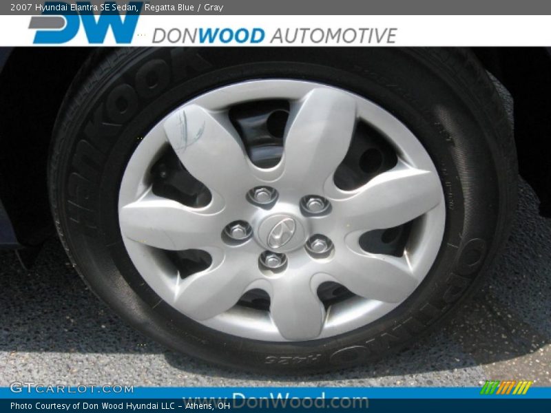 Regatta Blue / Gray 2007 Hyundai Elantra SE Sedan
