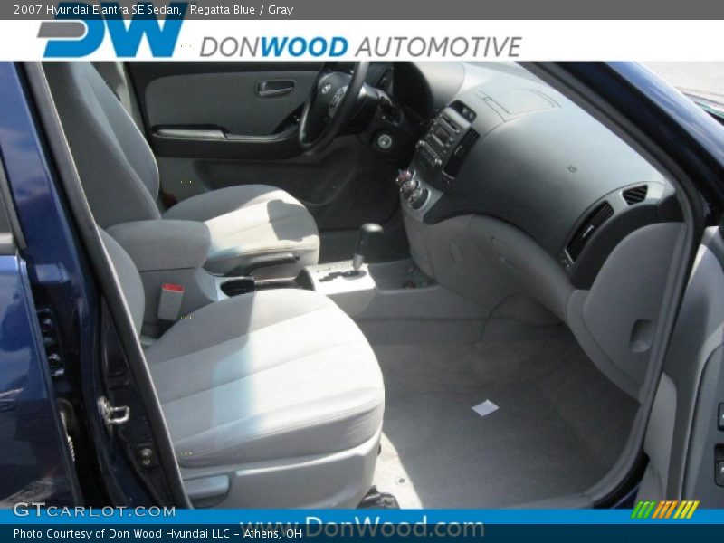 Regatta Blue / Gray 2007 Hyundai Elantra SE Sedan