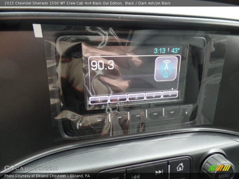 Black / Dark Ash/Jet Black 2015 Chevrolet Silverado 1500 WT Crew Cab 4x4 Black Out Edition