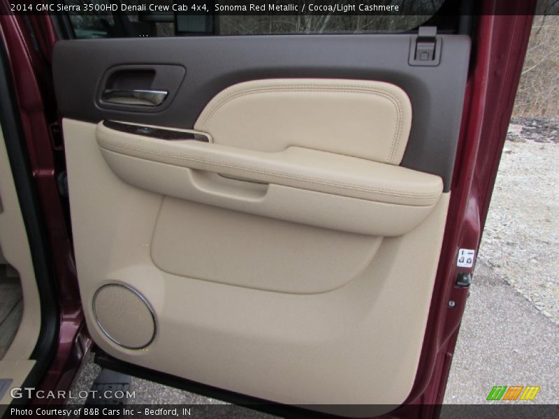 Sonoma Red Metallic / Cocoa/Light Cashmere 2014 GMC Sierra 3500HD Denali Crew Cab 4x4