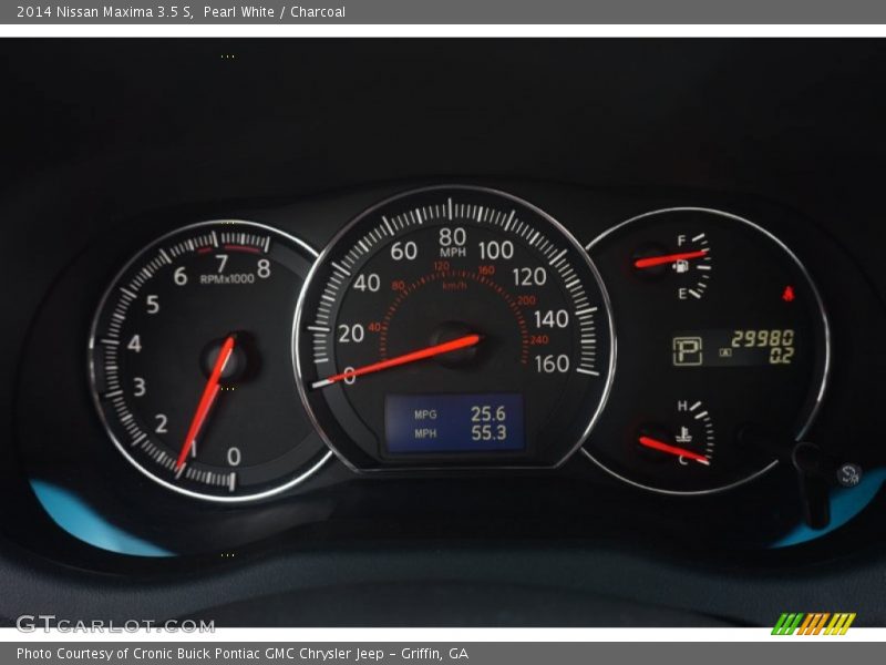 Pearl White / Charcoal 2014 Nissan Maxima 3.5 S