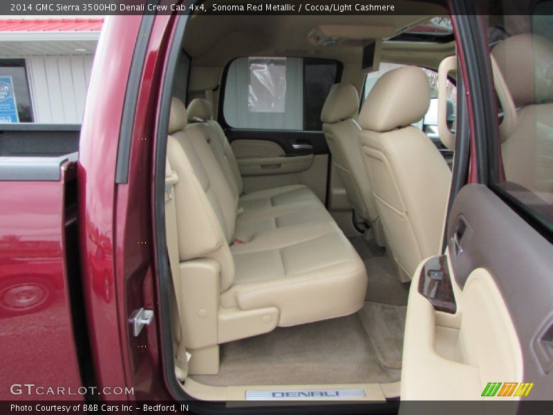 Sonoma Red Metallic / Cocoa/Light Cashmere 2014 GMC Sierra 3500HD Denali Crew Cab 4x4