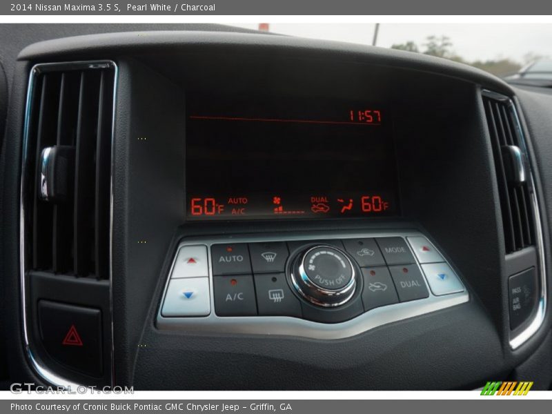 Pearl White / Charcoal 2014 Nissan Maxima 3.5 S