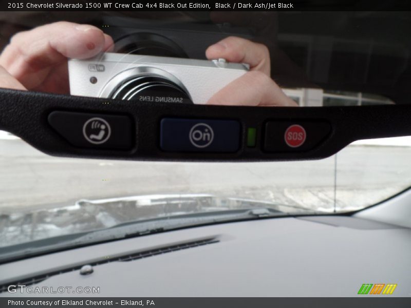 Black / Dark Ash/Jet Black 2015 Chevrolet Silverado 1500 WT Crew Cab 4x4 Black Out Edition
