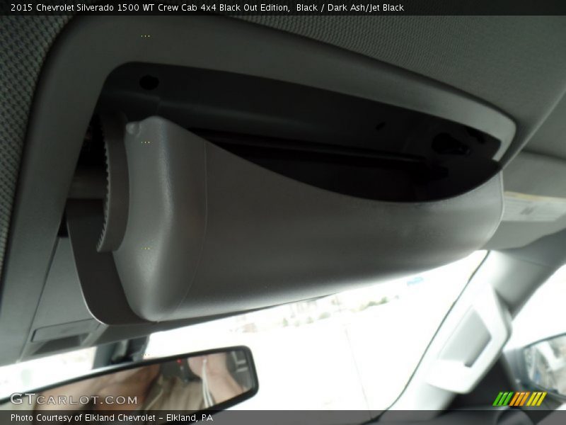 Black / Dark Ash/Jet Black 2015 Chevrolet Silverado 1500 WT Crew Cab 4x4 Black Out Edition