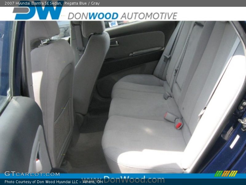 Regatta Blue / Gray 2007 Hyundai Elantra SE Sedan