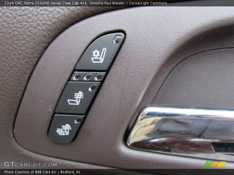 Sonoma Red Metallic / Cocoa/Light Cashmere 2014 GMC Sierra 3500HD Denali Crew Cab 4x4