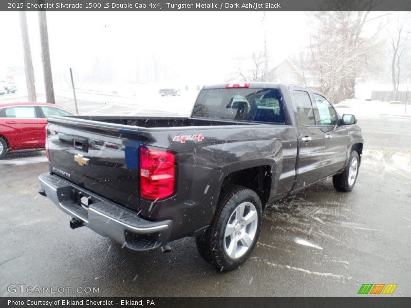 Tungsten Metallic / Dark Ash/Jet Black 2015 Chevrolet Silverado 1500 LS Double Cab 4x4