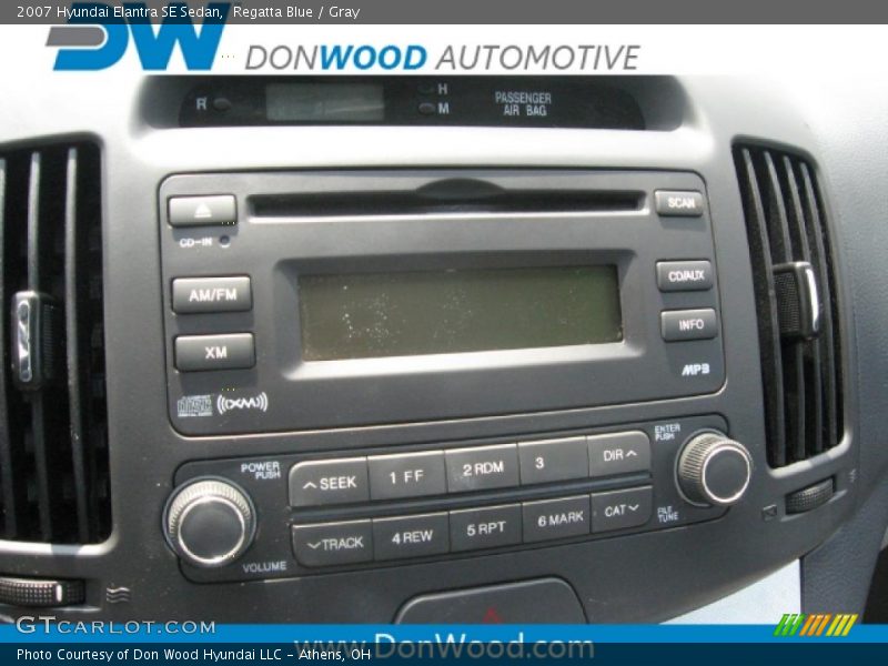 Regatta Blue / Gray 2007 Hyundai Elantra SE Sedan