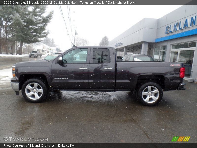 Tungsten Metallic / Dark Ash/Jet Black 2015 Chevrolet Silverado 1500 LS Double Cab 4x4