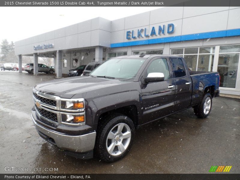 Tungsten Metallic / Dark Ash/Jet Black 2015 Chevrolet Silverado 1500 LS Double Cab 4x4