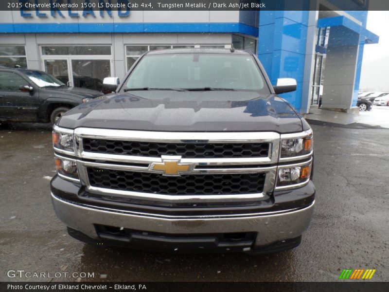 Tungsten Metallic / Dark Ash/Jet Black 2015 Chevrolet Silverado 1500 LS Double Cab 4x4