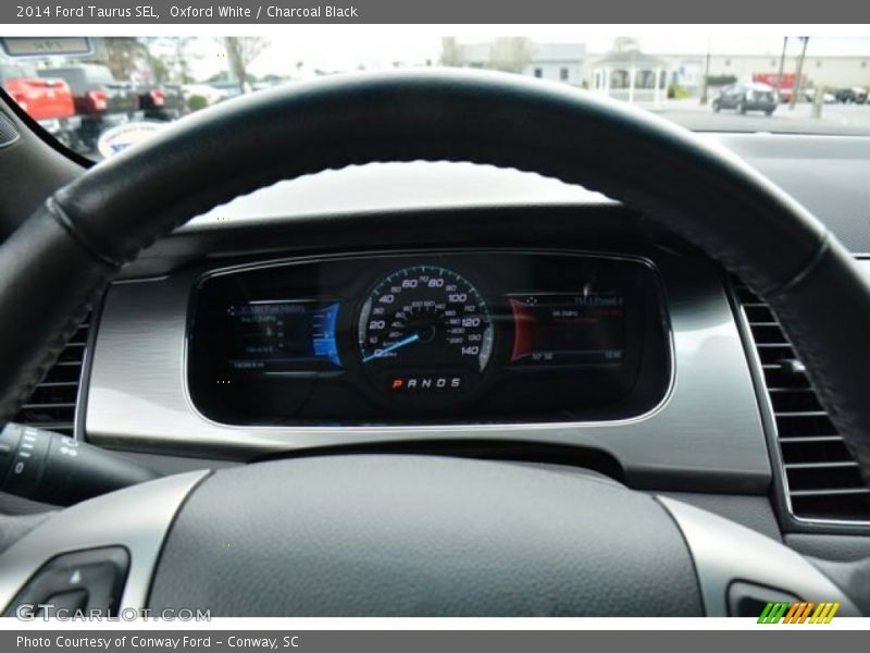 Oxford White / Charcoal Black 2014 Ford Taurus SEL