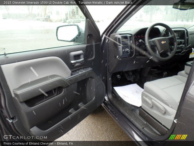 Tungsten Metallic / Dark Ash/Jet Black 2015 Chevrolet Silverado 1500 LS Double Cab 4x4