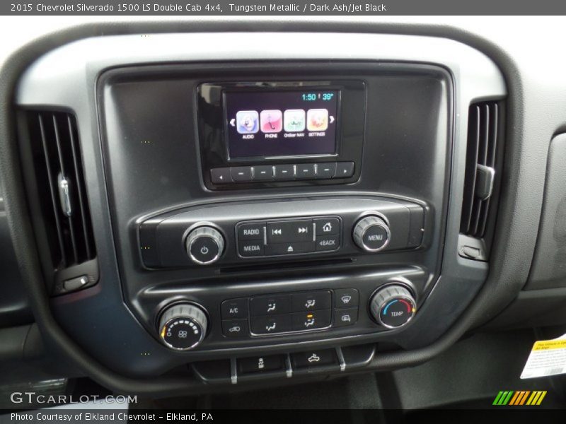 Controls of 2015 Silverado 1500 LS Double Cab 4x4