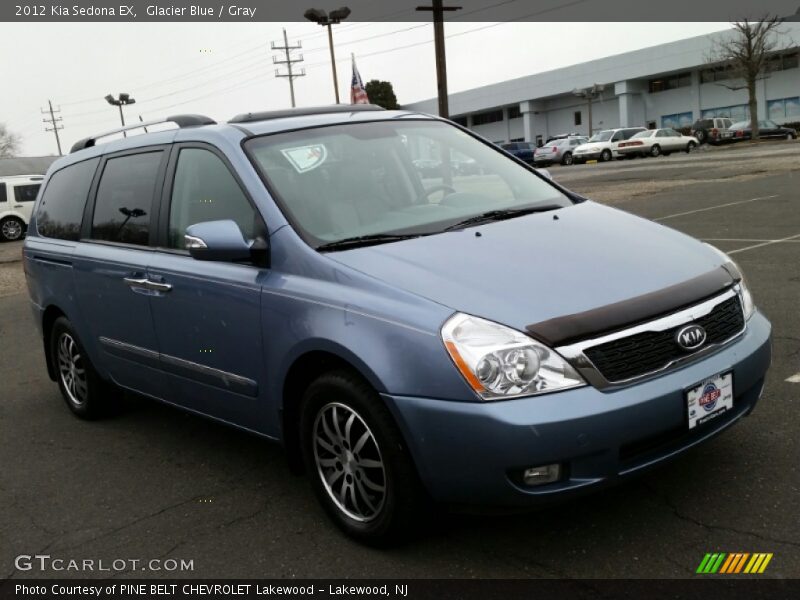 Glacier Blue / Gray 2012 Kia Sedona EX