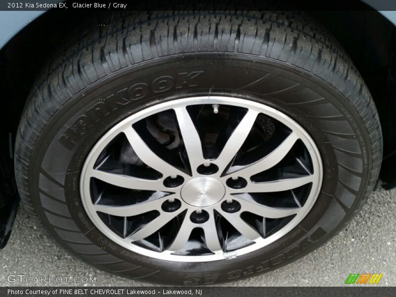 Glacier Blue / Gray 2012 Kia Sedona EX