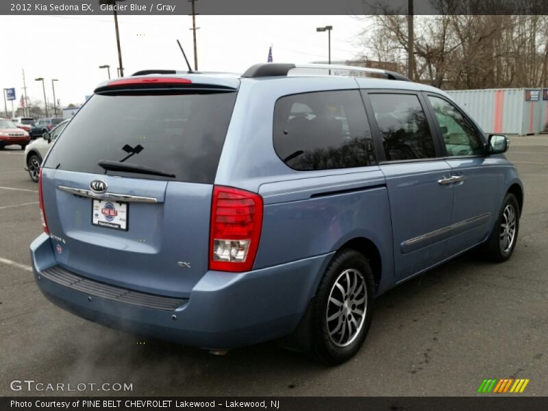 Glacier Blue / Gray 2012 Kia Sedona EX