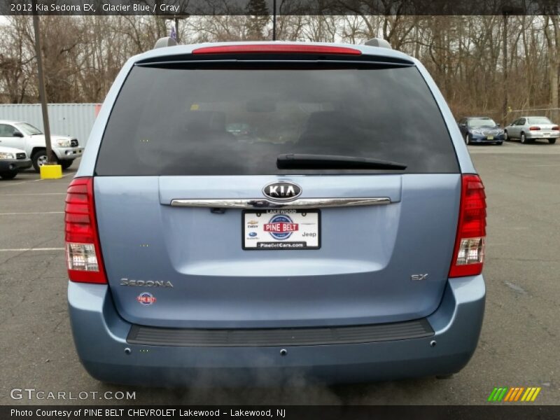 Glacier Blue / Gray 2012 Kia Sedona EX