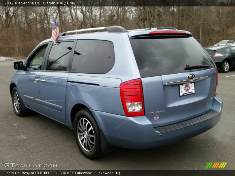 Glacier Blue / Gray 2012 Kia Sedona EX