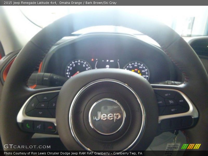 Omaha Orange / Bark Brown/Ski Gray 2015 Jeep Renegade Latitude 4x4