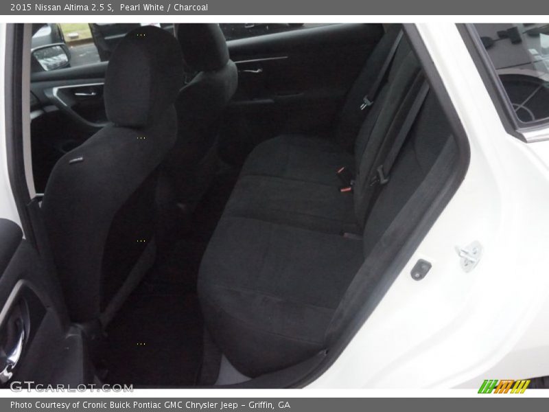 Pearl White / Charcoal 2015 Nissan Altima 2.5 S