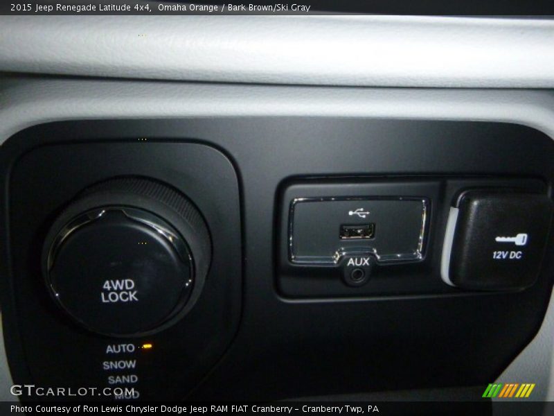 Controls of 2015 Renegade Latitude 4x4