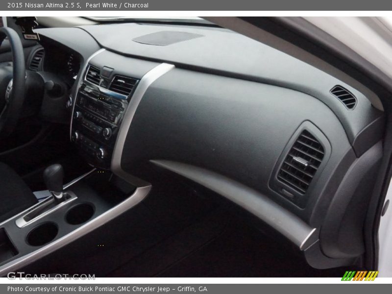Pearl White / Charcoal 2015 Nissan Altima 2.5 S