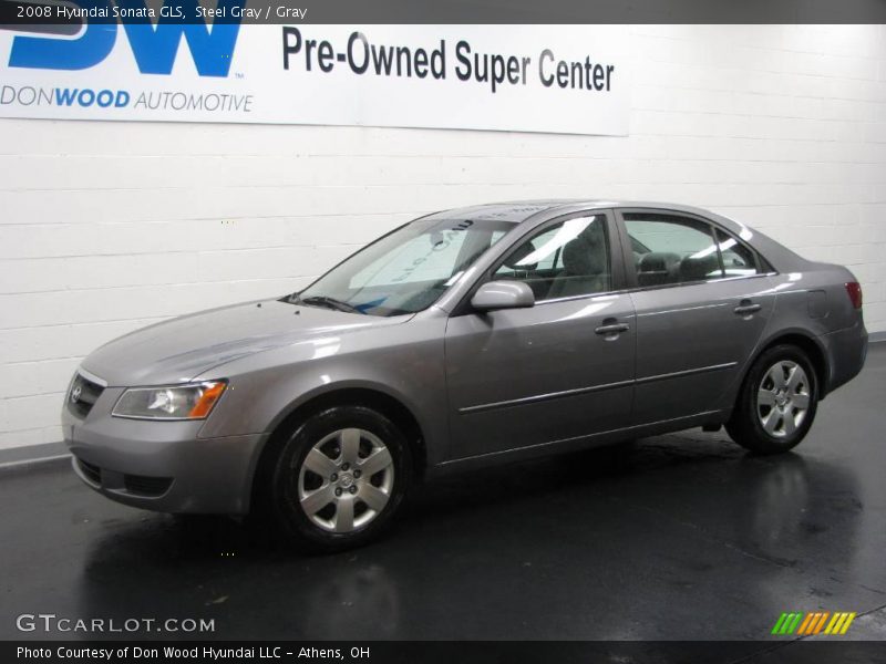 Steel Gray / Gray 2008 Hyundai Sonata GLS
