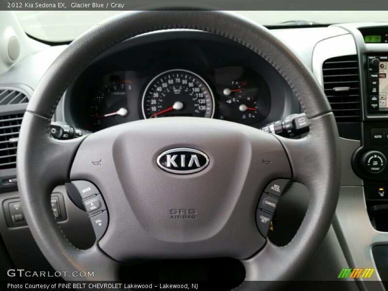 Glacier Blue / Gray 2012 Kia Sedona EX
