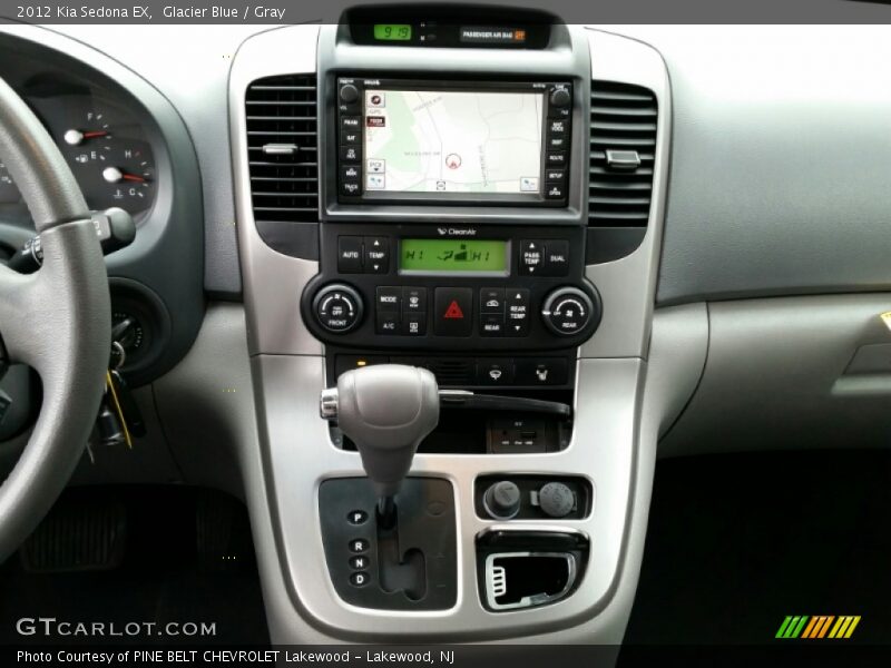 Glacier Blue / Gray 2012 Kia Sedona EX