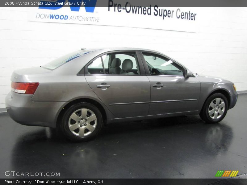 Steel Gray / Gray 2008 Hyundai Sonata GLS