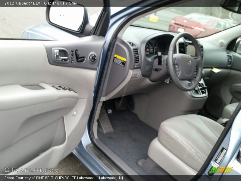 Glacier Blue / Gray 2012 Kia Sedona EX