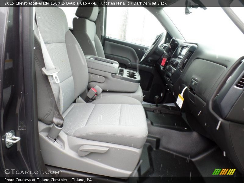 Tungsten Metallic / Dark Ash/Jet Black 2015 Chevrolet Silverado 1500 LS Double Cab 4x4